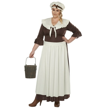 Colonial Village Woman Plus Size Costume