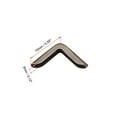 thumbnail image 2 of Unique Bargains Metal Book Corner Protectors Edge Cover Guard 15 x 15 x 3mm Bronze Tone 100Pcs, 2 of 4