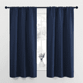 thumbnail image 6 of NICETOWN Room Darkening Curtains Rod Pockte Thermal Insulated Blackout Curtain Panels 42x36 inch， Navy， 2 Panels, 6 of 9