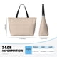 thumbnail image 4 of Fotbe Brown Gingham Bolsa de Viaje para Playa - Resistente al Agua, Bolsa Tote de Gran Capacidad y Ligera con 7 Bolsillos para Mujeres y Hombres, 4 of 7
