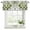 Green, variant on Blue Morocco Curtain Valances for Windows, Kitchen Valance Window Treatments Panel 2 Pack, Vintage Graffiti Paint Art Boho Dappled Rod Pocket Short Curtains for Bathroom Bedroom 42 x 12 Inch