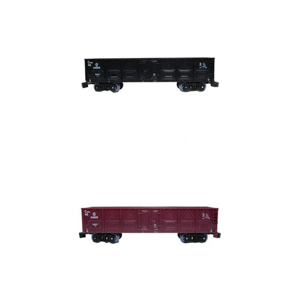 Modelo de Tren de Simulación Coche de Juguete Macarena Vagón de Carga 1:87 Negro