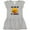 AC-Heather Grey, variant on Inktastic You Had Me at Burger Girls Toddler Dress