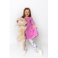 thumbnail image 5 of Millie Loves Lily Girls Fuschia Tiered Dress and Legging Set,Toddler Girls,Size 4T, 5 of 5