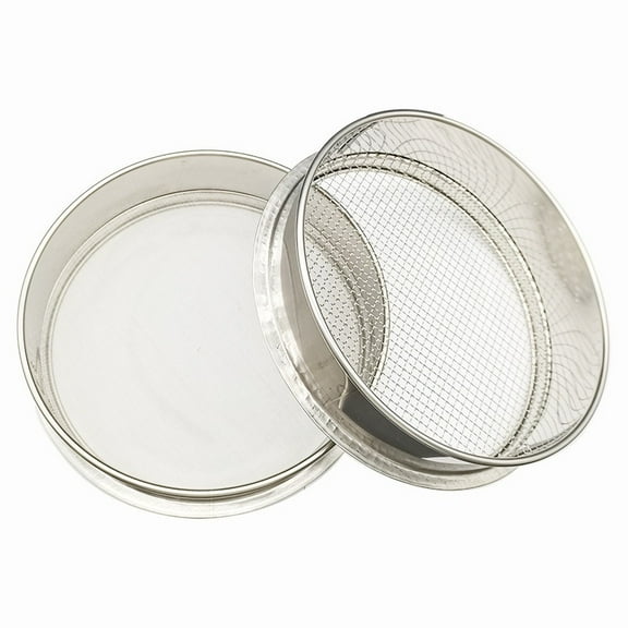 Viveous Mesh Soil Sifter Compost Sifter for Garden Sand Soil 6mm Stainless Steel Sieve for Gardening Sand Soil Compost Sifter for Yard