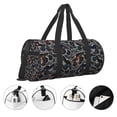 thumbnail image 3 of Balery Cool Off-Road Vehicle Bolsa de Gimnasio para Mujeres y Hombres, Bolsa de Viaje Impermeable, Bolsa de Fin de Semana con Compartimento para Zapatos y Bolsillo Húmedo, 3 of 6