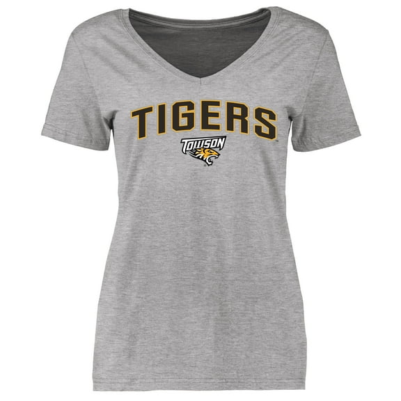 Women's Ash Towson Tigers Proud Mascot T-Shirt
