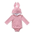 thumbnail image 2 of UACY Newborn Baby Girl Boy My 1st Easter Outfit Bunny Ear Hoodie Bubble Romper Rabbit Bodysuit Jumpsuit Overall Clothes, 2 of 6