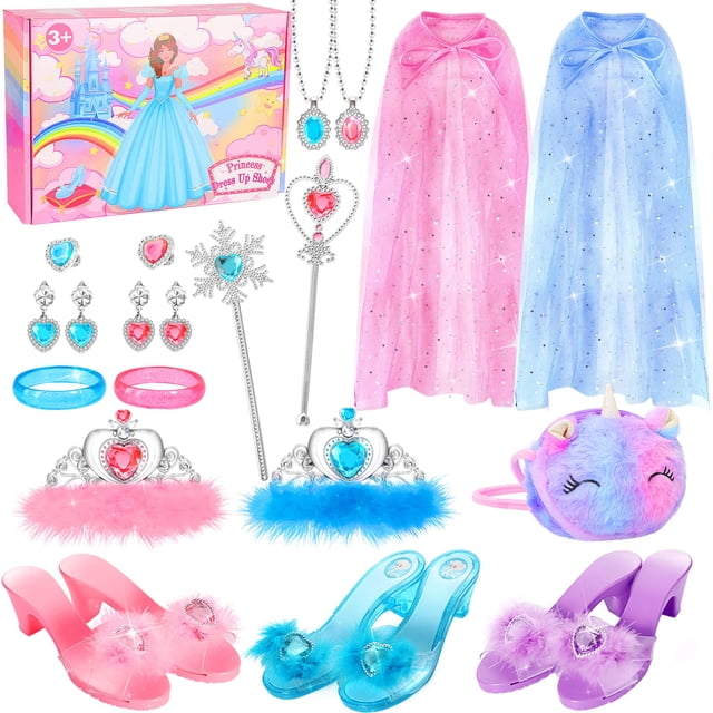 Set de zapatos de vestir Princess Fedio con 3 pares de zapatos de 3 a 6 años