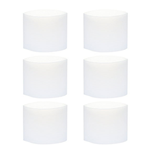 9 Pcs Coffee Cup Silicone Cover Beautiful Protector Smooth Surface