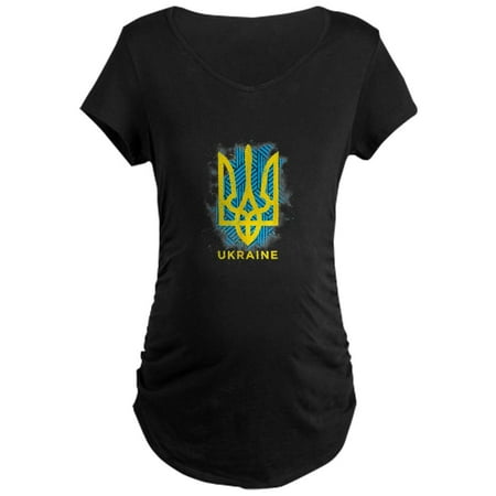 

CafePress - Ukraine Flag Symbol Love Peace A Maternity T Shirt - Maternity Dark T-Shirt