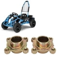 thumbnail image 4 of Wheel Rim Hub, 1 Pair Wear Resistance Rear Axle Hub  Transmission Performance Anti Rust  For 50CC 110CC 150CC Quad Bike ATV Go Kart, 4 of 8