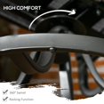 thumbnail image 4 of 2-Piece Swivel Patio Dining Chairs Set, 360° Rocking Outdoor Chairs with Steel Frame, Breathable Mesh & S-Shape Backrest, 42.1"H Dark Grey Seating for Backyard, Garden, Porch, 4 of 7