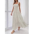 thumbnail image 3 of PRETTYGARDEN Womens Summer Casual Maxi Dresses Striped Square Neck Sleeveless Boho Flowy Sundress Beach Vacation Clothes, 3 of 7