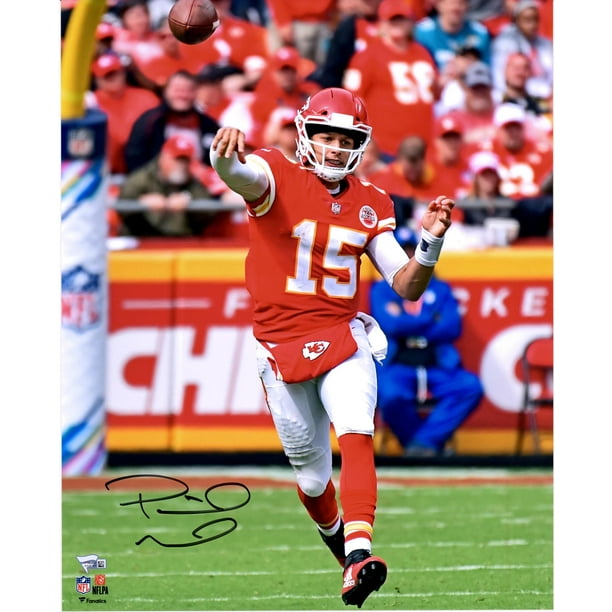 Patrick Mahomes Kansas City Chiefs Autographed 16" x 20" On The Run