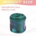 thumbnail image 2 of Iridescent Organza Ribbon Sheer Wired Shimmer Chiffon Ribbons Sparkly Fishtail Yarn Gift Ribbons for Gift Wrapping Green, 2 of 6