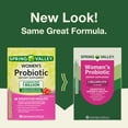 thumbnail image 3 of Spring Valley Women's Probiotic Dietary Supplement Vegetarian Capsules for Digestive Health, 30 Count, 3 of 12