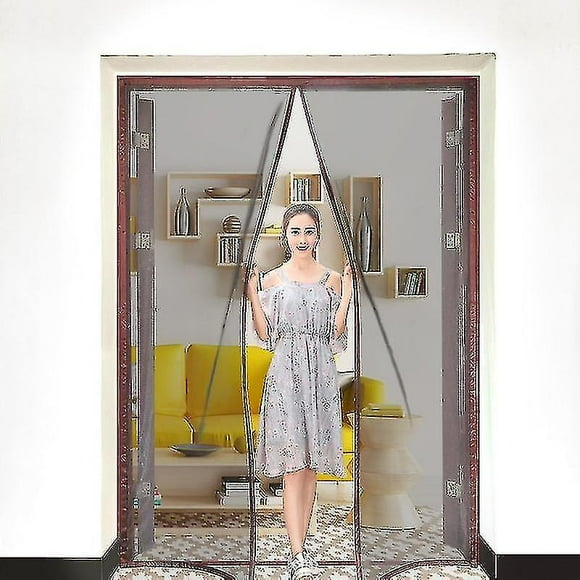 2021 New Magnetic Screen Door Curtain Anti-mosquito Net Fly Insect Screen Mesh Automatic Closing Custom Size Easy Installation