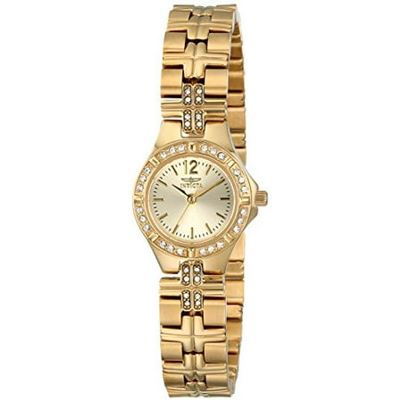 Invicta Women's 0128 Wildflower Collection Crystal Accented 18k Gold-Plated W.