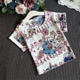 thumbnail image 4 of Maxcozy Toddler Kids Girls Outfits Clothes Loose T-shirt Top + Pink Pants Set, 4 of 11