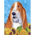 thumbnail image 1 of 11 x 15 In. Basset Hound Flag, Garden Size, 1 of 1