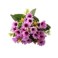 thumbnail image 2 of Plantas Verdes Artificiales De Plástico 1 unidad de crisantemos y margaritas artificiales rosas con tallos de plástico para decoraciones de bodas y centros de mesa para el hogar. Rkxzt, 2 of 9