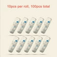 thumbnail image 3 of 100 Pcs Doublures Jetables de Toilette de Voyage Portables Sacs pour Bac de Siège de Toilette d'Entraînement, 3 of 6