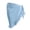 Light Blue, variant on Women's Chiffon Sarong Skirt, Solid Color Beach Wrap Mini Skirt, 1PC, One Size