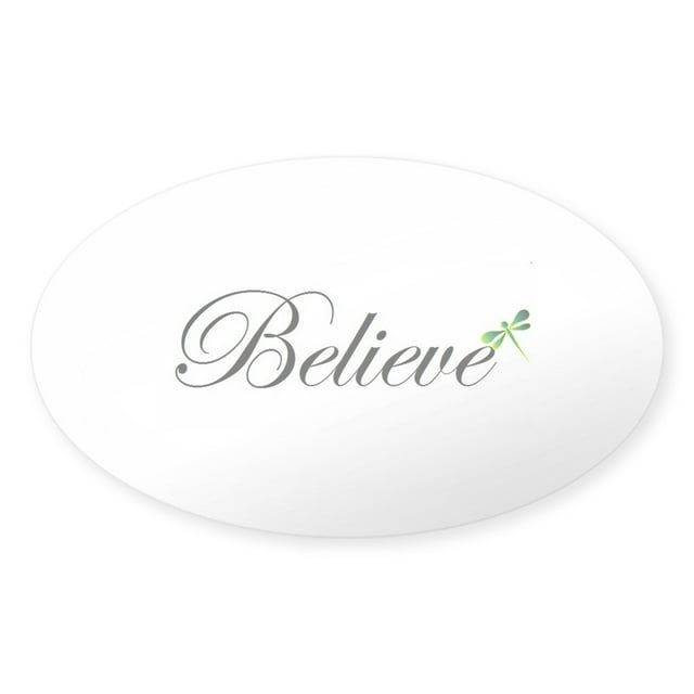 CafePress - K Dbelieve2 Sticker - Sticker (Oval)
