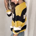 thumbnail image 2 of Vedolay Sweaters for Women Trendy Womens Sweaters Causal Long Sleeve V Neck Lightweight Pullover Top,Yellow M, 2 of 4