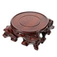thumbnail image 1 of 1Set Small Wood Pedestal Stable Support Elegant Design for Teapot and Bonsai, 1 of 9