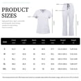 thumbnail image 6 of VIAOLI Women's Medical Scrubs Set - Quick Dry V-Neck Top with Pants, Multiple Pockets, Adjustable Drawstring, 10 colors, 6 of 6