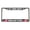 Chrome/Black/White, variant on Duty Honor Country Korean War Veteran Style Metal License Plate Frame Personalized/Car Accessories Car Tag Holder Cover (Black/Silver/Black)