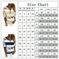 thumbnail image 2 of Powerdelux Sweatshirt tops for women long sleeve 1/4 Zipper V Neck Tie Dye Striped Color Block Blouse Sweater Pullover Tops, 2 of 6