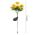 thumbnail image 3 of VQPeo Solar Garden Lights, Solar Carnation Flower Light Outdoor Decoration Waterproof Solar Stake Lights Landscape Light for Flowerbed Walkway Patio Lawn Garden Xmas Decor, 3 of 5