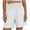 White1, variant on Lmnyox Shorts for Women Casual Basic Elastic High Waist Lounge Shorts Solid Color Fashion Loose Summer Shorts with Pocket