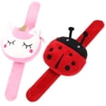 thumbnail image 4 of SHISUYAN 2Pcs Slap Bracelet Assorted Color Kawaii Style for Children Birthday Party, 4 of 8