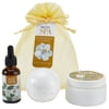 Draizee Luxury Bath Gift Set for Women Jasmine Fragrance Body Lotion Oil Bomb