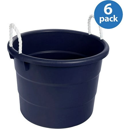 Mainstays Kids 10-Gallon Rope Tub, Set of 6