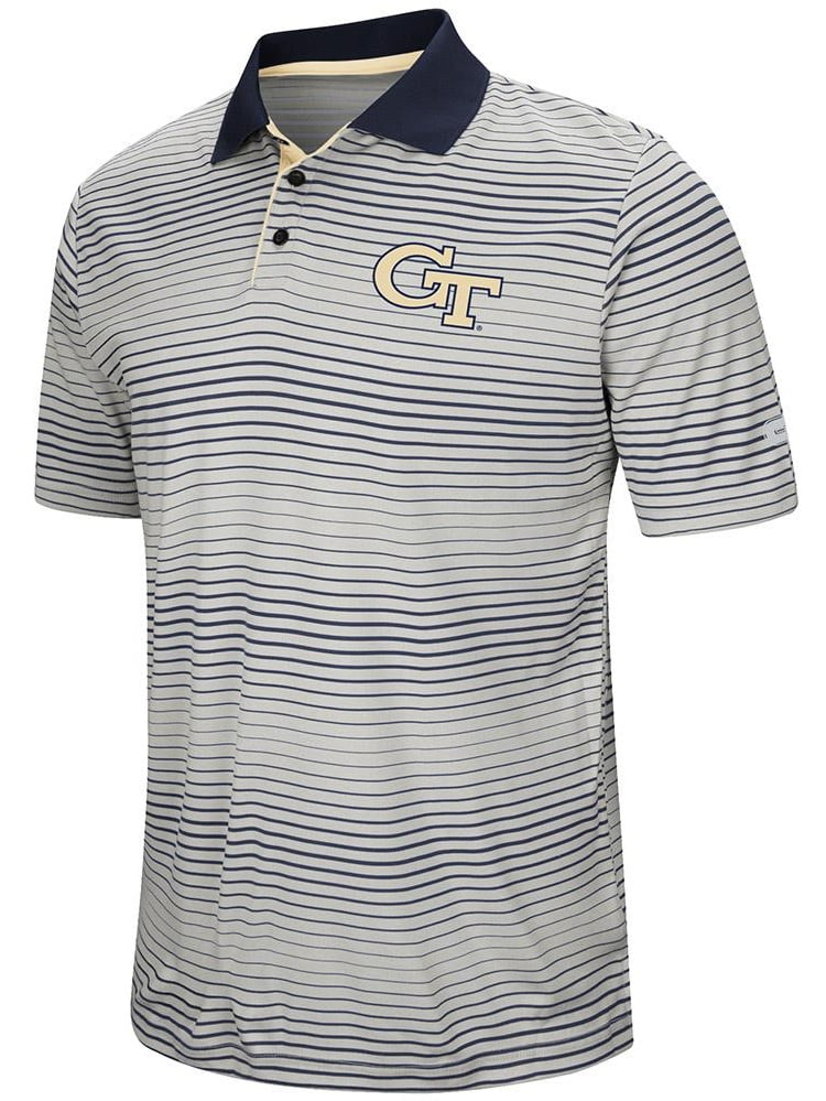 Mens Georgia Tech Yellow Jackets Short Sleeve Polo Shirt S by Colosseum