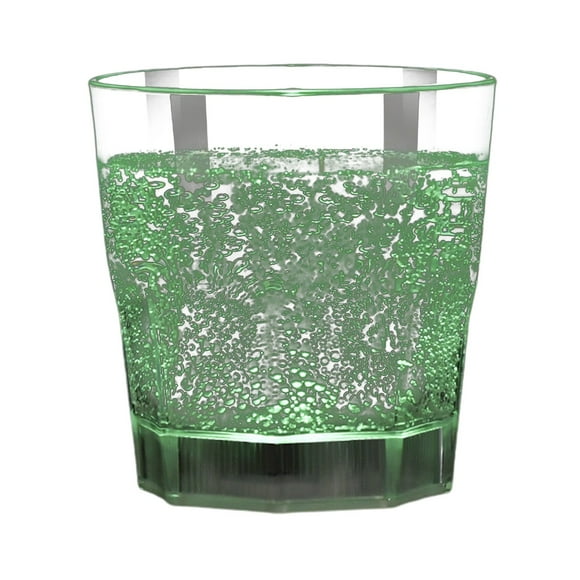 Verres Lumineux Gobelet à DEL 12 oz avec 8 Modes de Couleur Gobelet en Plastique pour Fêtes et Événements 3.2 Po x 3.2 Po x 3.3 Po