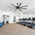 thumbnail image 3 of Vaczon 84" Industrial Ceiling Fan No Light, 12000 CFM High Airflow Commercial Fan with 6-Speed DC Motor and Remote for Garage, Workshop, Black, 3 of 18