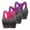 Hot Pink2, variant on Plebaso 3 Pack Sports Bras for Women Racerback Push up Workout Bras Wireless Full Coverage Athletic Bras