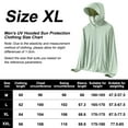 thumbnail image 2 of 1 green upf50 UV protection thin skin clothing sunscreen shirt outdoor sports fishing mountaineering - XL, 2 of 5