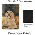 thumbnail image 4 of SKYSONIC Cute Golden Retriever Dog Double Side Print Garden House Sports Flag 12x18 in Polyester Decorative Flag Banner for Outside House Flowerpot, 4 of 7
