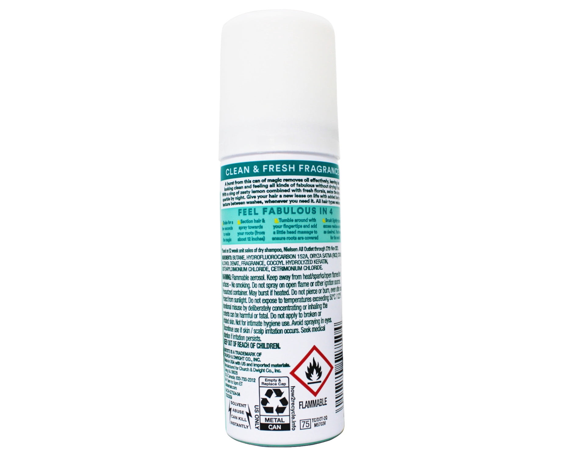Batiste Dry Shampoo, Original Fragrance, 1.6 oz Pack of 6