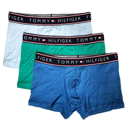 Tommy Hilfiger Men's 3 Pack Underwear Cotton Stretch Trunk