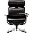 Eurotech Nuvem Bonded Leather HighBack Lounge Chair With Ottoman