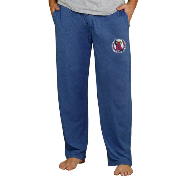 Men's Concepts Sport Navy Los Angeles Angels Cooperstown Quest Lounge Pants