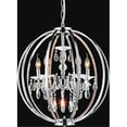thumbnail image 3 of Cwi Lighting Abia 5 Light Up Chandelier With Chrome Finish, 3 of 3